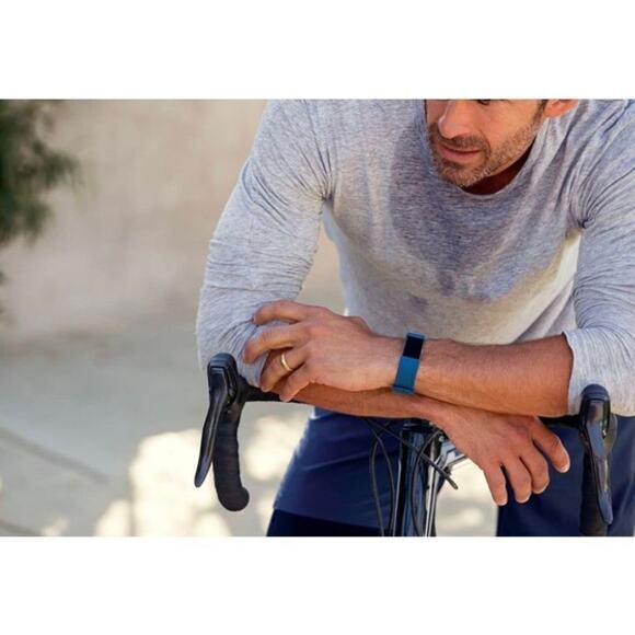 NIB Fitbit Charge 2 Replacement Bracelet Watch Band Blue FB160ABBUL LARGE - Picture 5 of 7